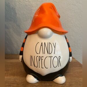 Rae Dunn 8 inch Tall Candy Inspector Gnome